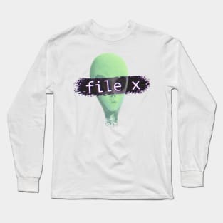 Alien x-files Long Sleeve T-Shirt